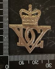 5th Royal Inniskilling Dragoon Guards Officer's Silvered Cap Badge  picture