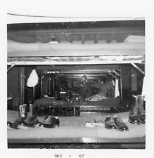 Vintage Photo US Military Army Bunk Beds Men Boots Still Life Found picture