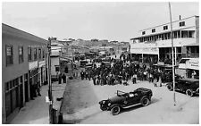 Postcard Oatman Arizona AZ 1922, Large Crowd Of People, Reprint RPPC #77859 picture