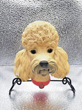 Genuine Bossons Chalkware Poodle - Original Vintage Wall Plaque Dog Head ENGLAND picture