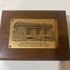 A souvenir piece of wood from Union Station Kansas City Missouri picture