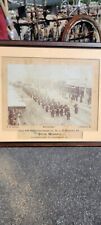 Rare 1897 Goodwill Steam fire Engine fireman parade Allentown PA cabinet photo picture