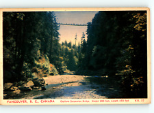 Postcard - Vancouver BC CA Canada - Capilano Suspension Bridge picture