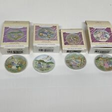 Hallmark Easter Ornaments Collection of 4 Plate 1994-1997 2 3/4 in Diameter  picture
