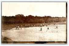 c1910's Boys Playing Baseball Diamond RPPC Photo Unposted Antique Postcard picture