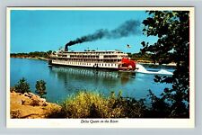 Delta Queen Riverboat Vintage Souvenir Postcard picture