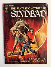 GOLD KEY THE FANTASTIC VOYAGES OF SINBAD #2 VG 1967 picture