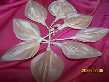 Antique flower. Lot of 8 Pink Silk Petals. For hats, modelers. N°340 picture