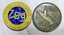 USS Hyman G Rickover SSN 709 Submarine Challenge Coin USN Pride Runs Deep picture
