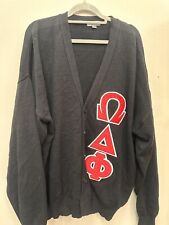 90s Vintage Edwards Cardigan, Omega Delta Phi 2XL Grandpacore Made In USA picture
