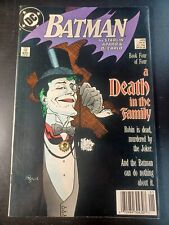 Batman #429 VG Newsstand Death in the Family PT 4 DC Comics c301 picture