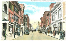 VIntage Postcard-Eleventh Avenue from Eleventh Street, Altoona,, PA picture