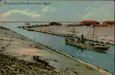 Postcard: DB Panorama of the Suez Canal, Egypt picture