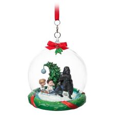Disney Darth Vader Family Glass Dome Sketchbook Christmas Ornament – Star Wars picture
