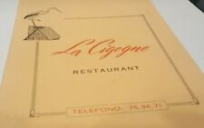 la cigogne restaurant  menu  French cuisine beautiful terrace picture