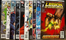 LEGION of SUPER-HEROES Complete Run #1-8 + 10 +  Annual #1 DC Comics 2010 NM avg picture