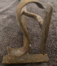 Vintage Forged Cattle BRANDING IRON Western Farm Ranch Primitive USA Made picture