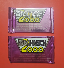 Lot 2 Packs - 1993 Classic Cards Deathwatch 2000 Factory Sealed Packs picture
