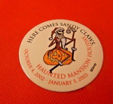 Vintage Disney Here Comes Sandy Claws - Haunted Mansion Holiday 2002-03 Sticker picture