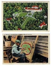 Vintage Postcards NC, Aerial view of Blue Ridge Assembly & Hooked Rug Craft card picture