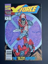 X-Force 2 Marvel Comics 1991 1st Weapon X 2nd Deadpool NEWSSTAND VF/NM picture