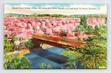 Reading PA Pennsylvania Stoudt Ferry Covered Bridge Snyder Frye & Rick Orchards picture