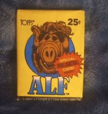 ALF 1987 TOPP'S Collector Cards Unopened Wax Pack Mint Condition.. picture