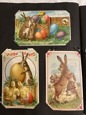 Antique Lot (350) Easter Postcards Album Chicks Eggs Bunnies Rabbit Religious picture