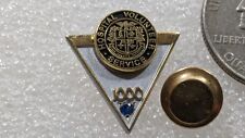 Pinback Button Hat Pin Back 1000 Hour Hospital Volunteer Service Lapel Pin picture