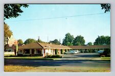 Eugene OR-Oregon, Texan Motel, Exterior, Vintage Postcard picture