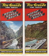 1953 Denver & Rio Grande Western Railroad Public Timetable June 1, 1952  picture