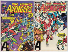 Avengers Earth's Mightiest Heroes LOT (2) 246 & 248 Comic 1st Maria Rambeau 1984 picture