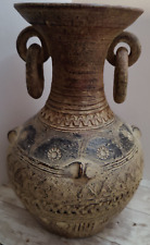 Aztec ~ Beautiful Pottery Vase with Dangle Chain ~ 10
