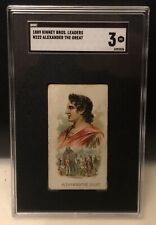 1889 Alexander The Great SGC 3 Kinney Bros Leaders N222 Rookie Card Tobacco Card picture