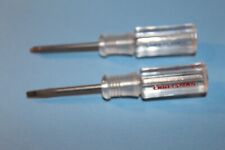 Vtg Craftsman Screwdriver Tool Lot Of 2 Small Precision 41541 41542 picture