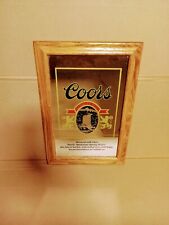 Vintage Coors Mirror with Oak Frame 18