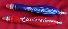 BEER TAP HANDLES (LOT of 2) BUDWEISER and BUD LIGHT picture