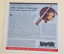 Haverhills Admiral Nelson's Telescope 1999 Print Advertisement picture