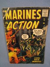 Vintage 1957 Atlas Marines in Action Comic Book # 14 picture