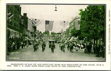 Vtg Postcard July 4, 1924 Bardstown KY on Old Kentucky Home Dedication Date UDB picture