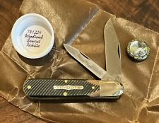 Great Eastern Cutlery #78 Woodland Sawcut Richlite Barlow Knife 781224 GEC picture