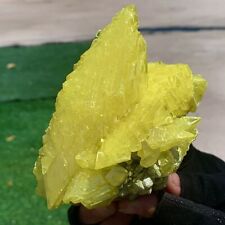 428G Minerals ** LARGE NATIVE SULPHUR OnMATRIX Sicily- FREE picture
