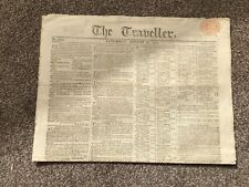 The Traveller 1815 Newspaper intact & Readable  A6504 picture