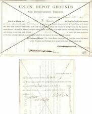 Union Depot Grounds Transferred to Jay Gould - Stock Certificate - Autographed S picture