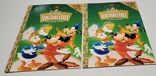 Lot OF 2 Fun & Fancy Coloring Book, Golden Books NEW 50th Anniversary Disney picture