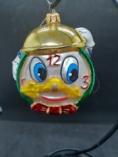 Kurt Adler Polonaise Collection  Alarm Clock Glass Ornament 5 Inches picture