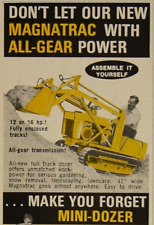 Struck Kit Magnatrac All Gear Crawler Front End Loader Vintage Print Ad 1975 picture