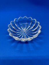 Vintage Heisey Crystolite Crystal Clear 4 ¼” Round Candy Nut Bowl Dish picture