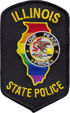 ILLINOIS STATE POLICE SHOULDER PATCH: Gay Pride picture