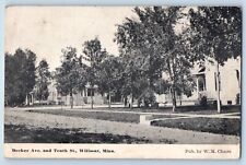 Willmar Minnesota Postcard Becker Ave. Tenth St. Exterior c1917 Vintage Antique picture